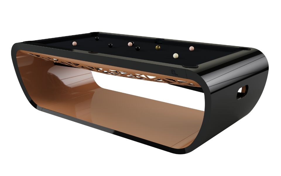 buiten luxe high end biljarttafel blacklight toulet