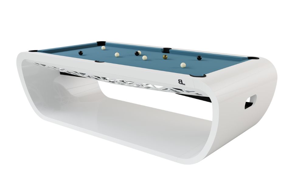 buiten luxe high end biljarttafel blacklight toulet