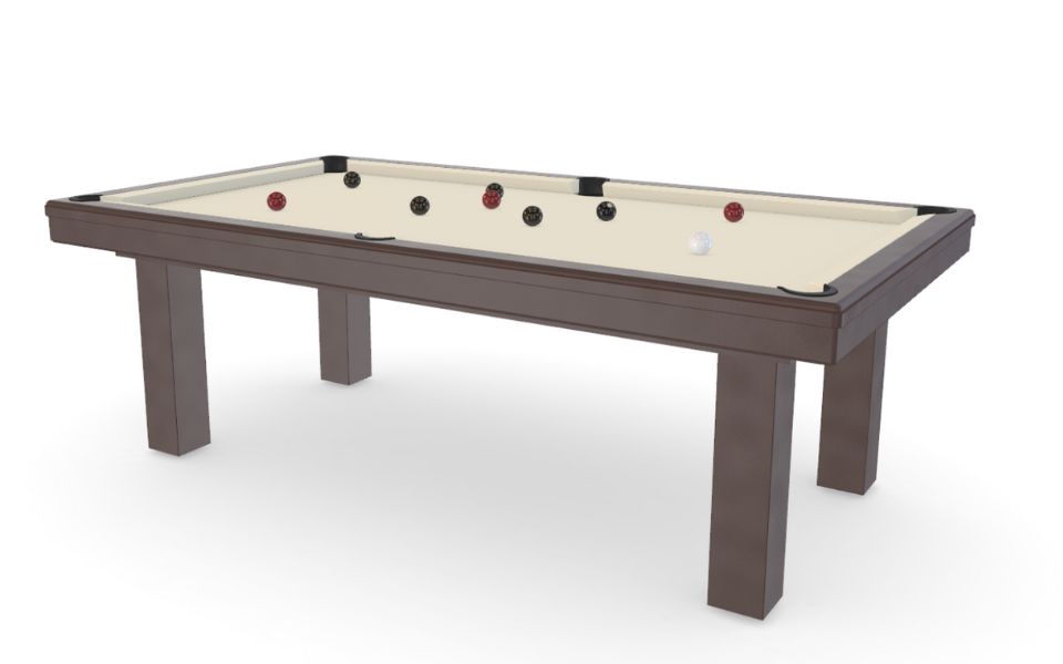 luxe high end leren biljarttafel toulet